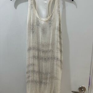 Racer back short sequins dress